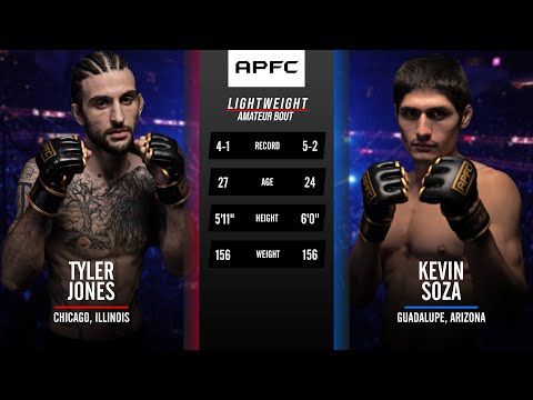 APFC 2: KEVIN SOZA vs TYLER JONES | CRAZY TRIANGLE CHOKE FINISH!