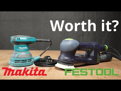 Cheap Makita sander vs expensive Festool Rotex | Is it worth it?