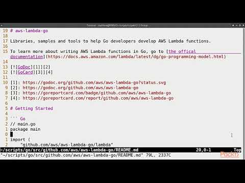 Hands on Serverless Computing with Go Writing Our First Function in Go | packtpub com