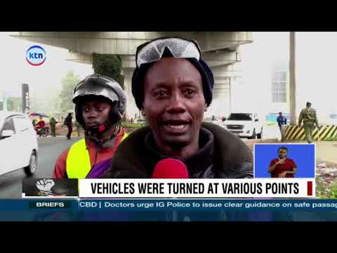 Nairobi CBD registers few citizens following heavy security blockage amid SabaSaba demos