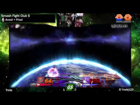 SFC6 SSB4 | Winner's Round 3 | Trela (Mii SwordFighter, Robin) vs El Yoshi123 (Yoshi)