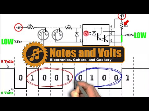 MIDI for the Arduino - Circuit Analysis