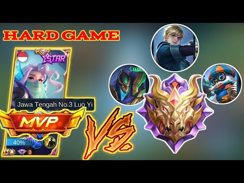 CRAZY DAMAGE LUO YI LATE GAME| LUO YI BEST BUILD| TOP 1 GLOBAL LUO YI 2022 | MOBILE LEGENDS
