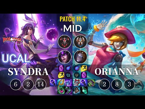 KT Ucal Syndra vs Orianna Mid - KR Patch 11.4