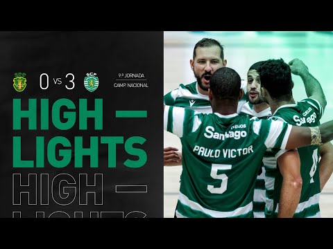 Voleibol | Resumo: SC Caldas x Sporting CP