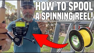 How To Spool A Spinning Reel! | Flats Class YouTube