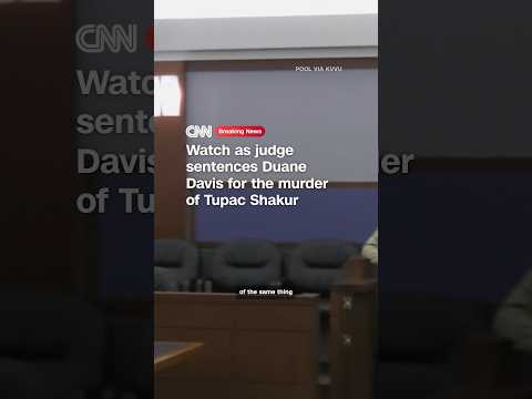 Watch as judge sentences Duane Davis for the murder of Tupac Shakur