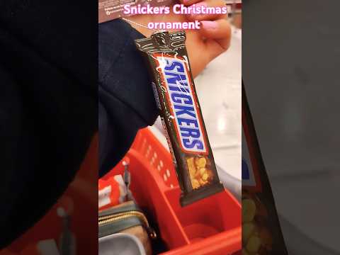 SNICKERS CHRISTMAS ORNAMENT! @SnickersBrand #christmas #snickers #candy #shorts #ornements #cute