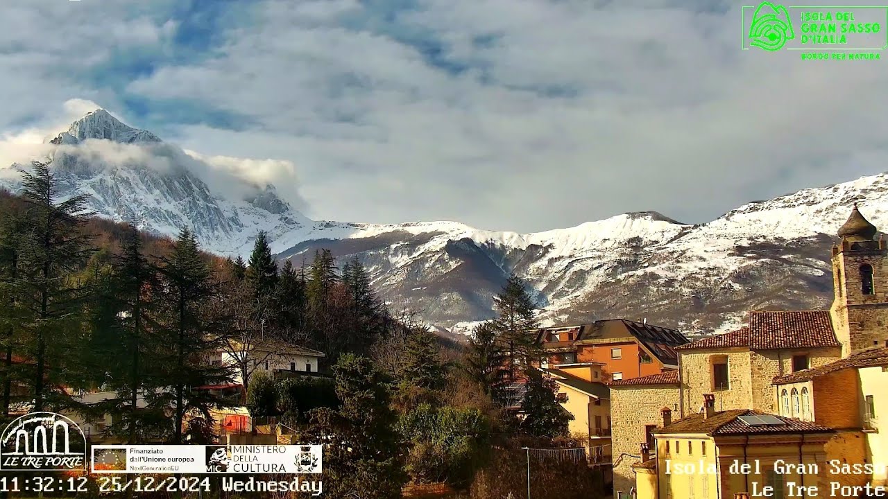 Live webcam view of Historic Center of Isola del Gran Sasso