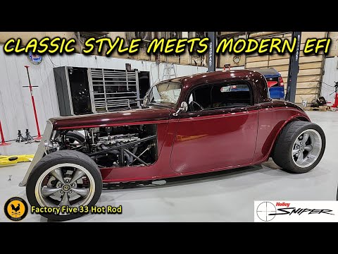 OUTDATED EFI IS REPLACED WITH NEW SELF TUNING HOLLEY EFI IN MY FACTORY FIVE 33 HOT ROD