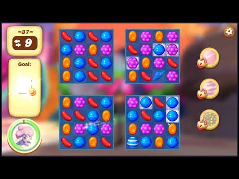Candy Crush Tales Level 37 - NO BOOSTERS + FULL STORY + NO ADS 📖 | SKILLGAMING ✔️
