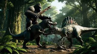 KING KONG vs SPINOSAURUS | Ultimate Jungle Showdown 🦍🦖