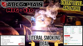 ArcCaptain FLUX - MIG 130 Welder