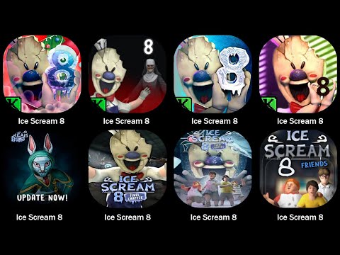 Ice Scream 8 Friends: Factory Escape | Ice Scream 8 Ending