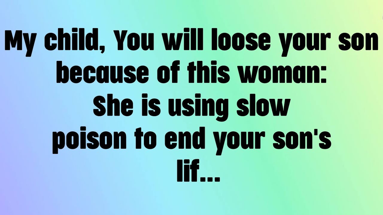 🌈God message today || My child, You will loose you son because of this woman: She is using...