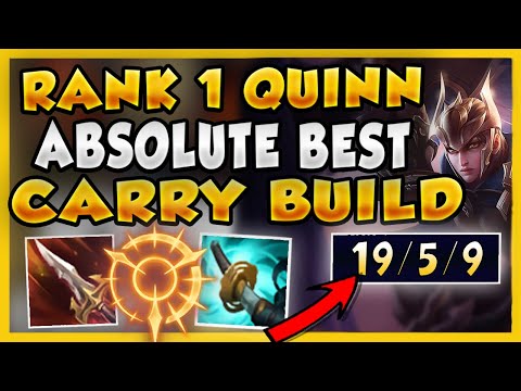 #1 QUINN WORLD THIS IS THE BEST BUILD TO CARRY GAMES (ABSOLUTE GOD MODE) - League of Legends