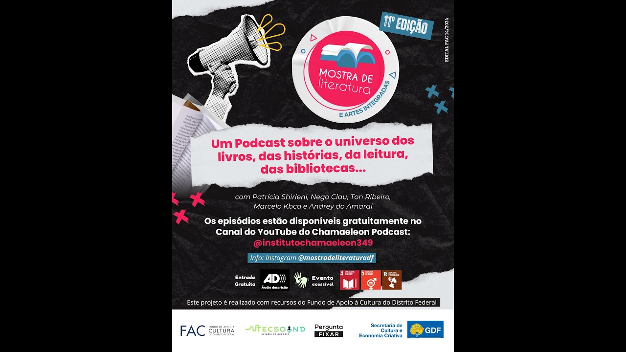 Mostra de Literatura | Chamaeleon Podcast # 15 | Temporada 2025