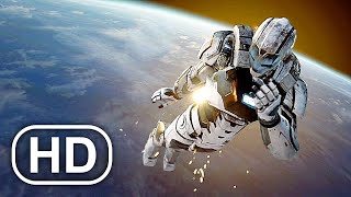 Marvel&#39;s Avengers Iron Man Fly To Space Scene HD