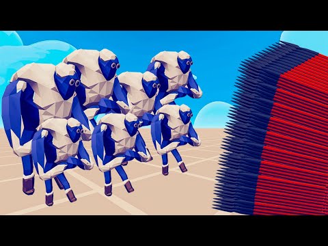 10x Ice Giant vs Every Gods - Totally Accurate Battle Simulator.