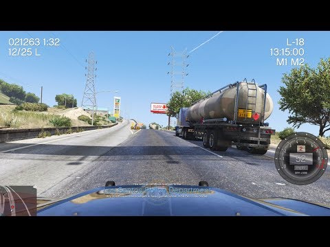 LSPDFR - Day 910 - Dashcam Footage of Tanker Chase
