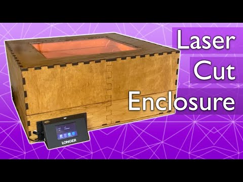 Laser cutting a laser cutter enclosure | Longer Ray 5 20W