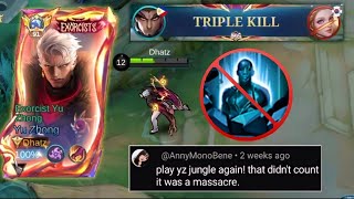 Download lagu BYE PETRIFY! NEW META YU ZHONG JUNGLE TUTORIAL!! - MLBB mp3 Download lagu BYE PETRIFY! NEW META YU ZHONG JUNGLE TUTORIAL!! - MLBB mp3