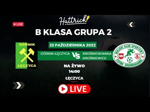 Gornik Łęczyca - Krosniewianka Krośniewice - B klasa łódzka - 8 kolejka - mecz na żywo