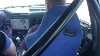 preview picture of video 'TRENING DRIFTU SKARBIMIERZ ONBOARD WRÓBEL BMW e30 4.0 V8  22.07.2012'