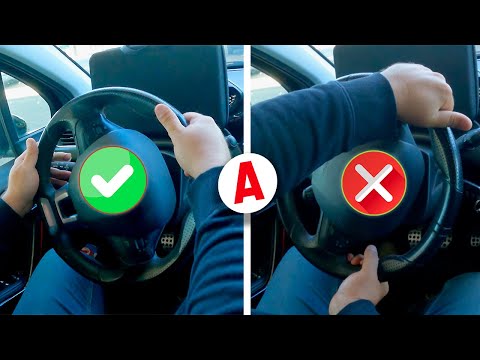 HOW TO HOLD AND TURN THE STEERING WHEEL?