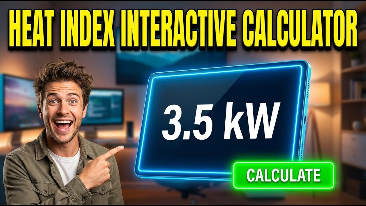 Heat Index Interactive Calculator