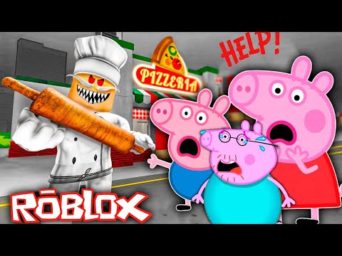 Peppa Pig Plays ESCAPE Papa Pizza Pizzeria in Roblox