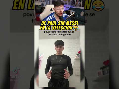 Ahora a quien se la pasa?😂 #barcelona #messi #depaul #argentina #lacobraaa #davooxeneize