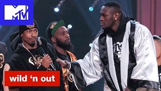 Deontay Wilder Might Beat Up Nick Cannon &amp; Intimidates Hitman Holla | Wild &#39;N Out | #Wildstyle
