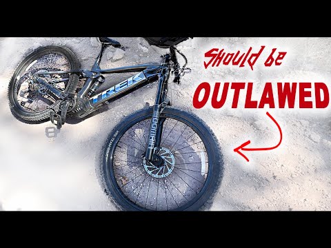 How is the Trek Rail trail-legal?