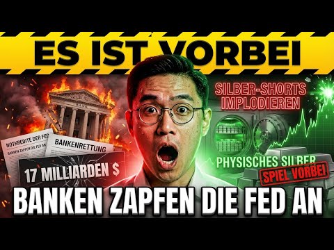 ES IST VORBEI: Banken zapfen Fed für 17 MILLIARDEN Dollar an – Silber-Shorts implodieren