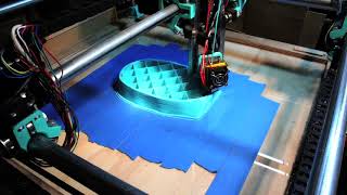 MPCNC 14 Hour Large 3D Print Time Lapse (Human Scale Face)