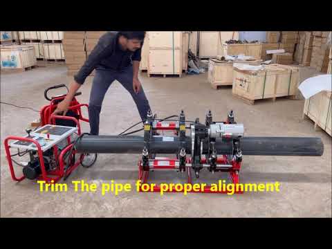 Akira semi automatic welding machine for hdpe pipe, 7.5 kw