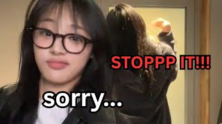 Download lagu minji teasing members for (almost) 3 mins straight mp3