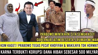 Download lagu KDM Kaget? Prabowo Tegas Pecat Khofifah & Wakilnya Secara Tdk Hormat, imbas Korupsi Dana Hibah 500M? mp3