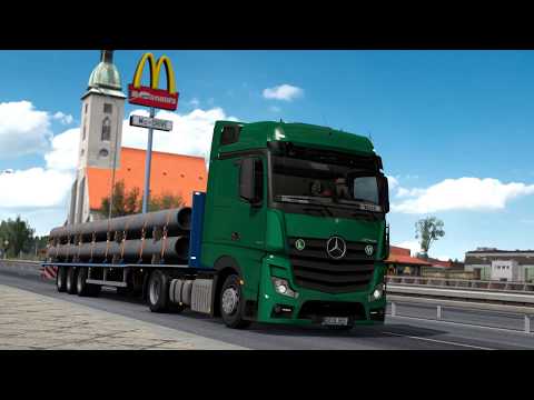 ETS2 Mercedes Actros MP4 1842 Koszalin - Gdańsk