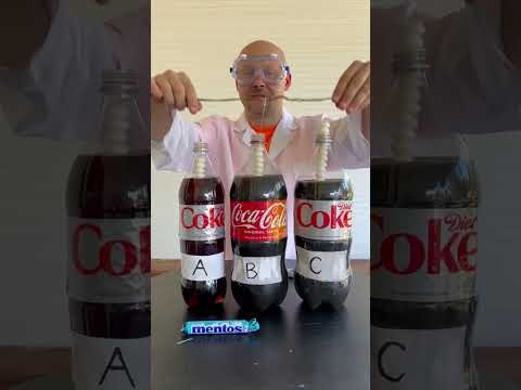 Mentos and coke experiment