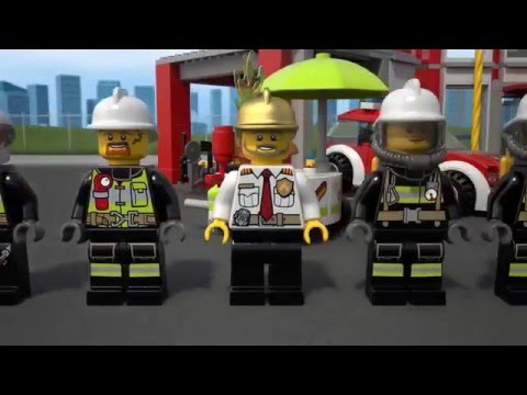 Vidéo LEGO City 60110 : La caserne des pompiers