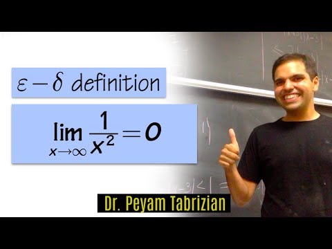 Epsilon delta limit (Example 4): Limits at infinity