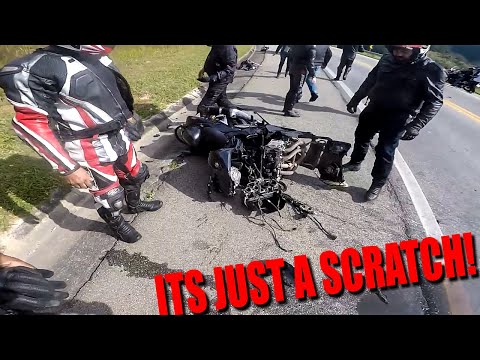 EXPENSIVE MOTORCYCLE SMASHED TO PIECES | 24 BIKERS HAVING THE WORST DAY