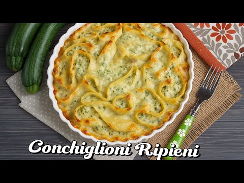 Basta grattugiare le zucchine! Non ho mai cucinato una cena così deliziosa! CONCHIGLIONI RIPIENI