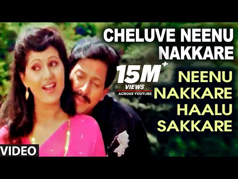 Cheluve Neenu Nakkare Video Song | Neenu Nakkare Haalu Sakkare Video Songs | Vishnuvardhan, Roopini