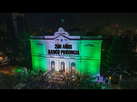 Banco Provincia de Buenos Aires 200 años / Mapping en La Plata / Drone