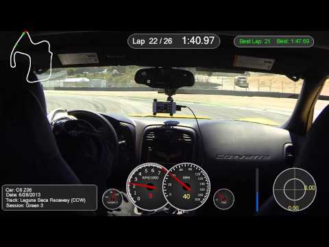 Corvette C6 Z06 Mazda Raceway Laguna Seca Session 3 6/28/2013