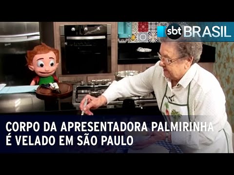 Corpo da apresentadora Palmirinha é velado em São Paulo | SBT Brasil (08/05/23)