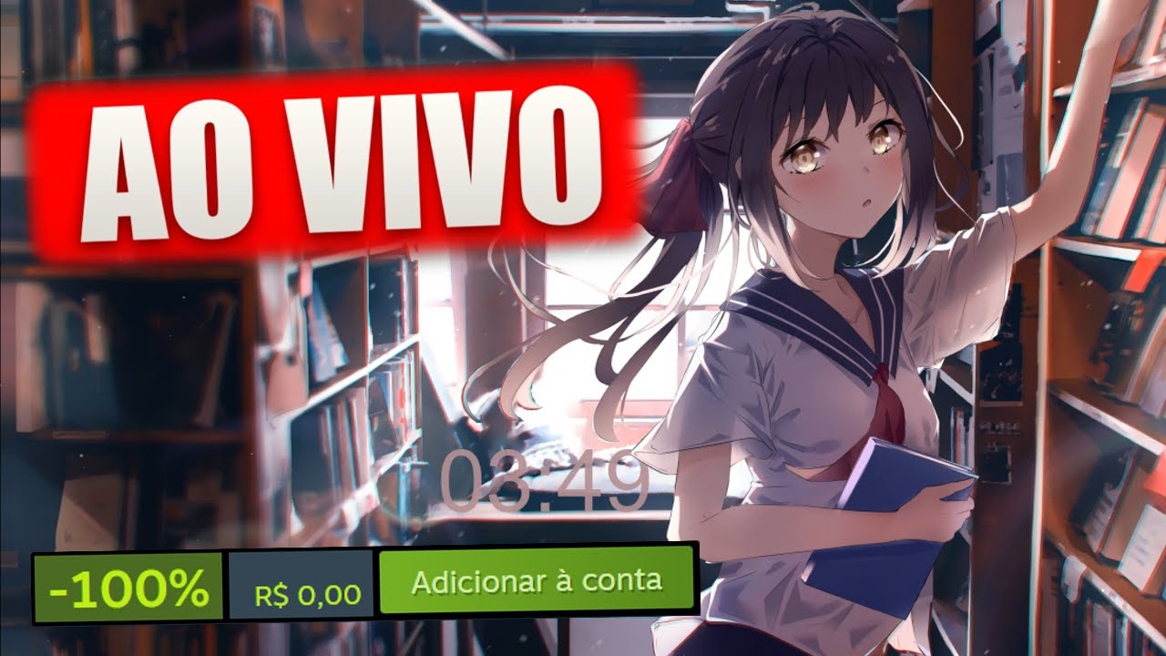 AO VIVO! Sorteio de JOGOS STEAM, Cartão R$50,00, é só entrar e PARTICIPAR!